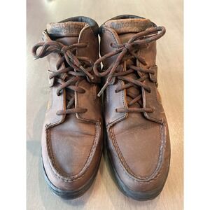 Timberland Brown Gore Tex Leather Lace Up Ankle‎ Boots Women Size 7.5 M Hiking